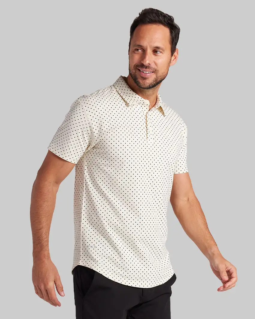 Drop-Cut: Lux Dotted Polo
