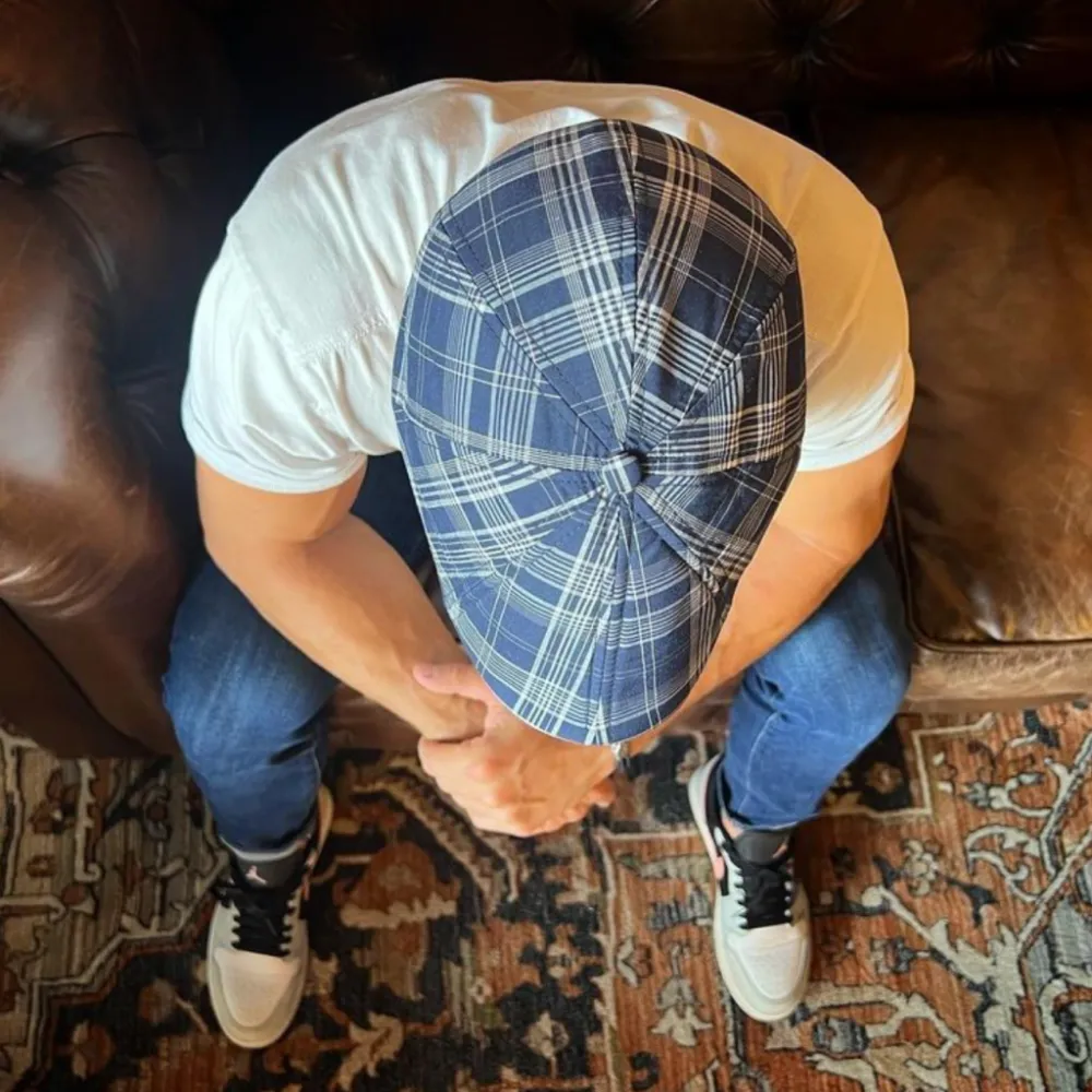 The Blue House Peaky Boston Scally Cap - Plaid