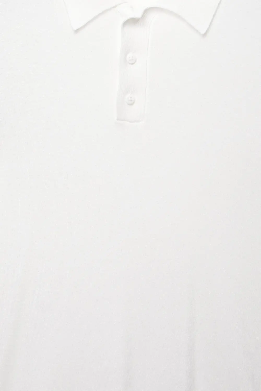 Short sleeve knit polo shirt