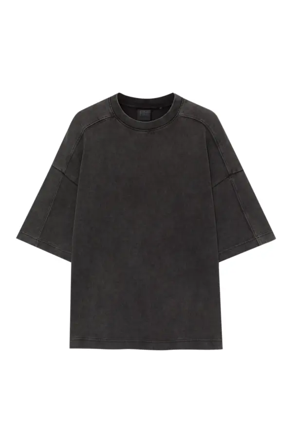 Boxy short sleeve sweatshirt