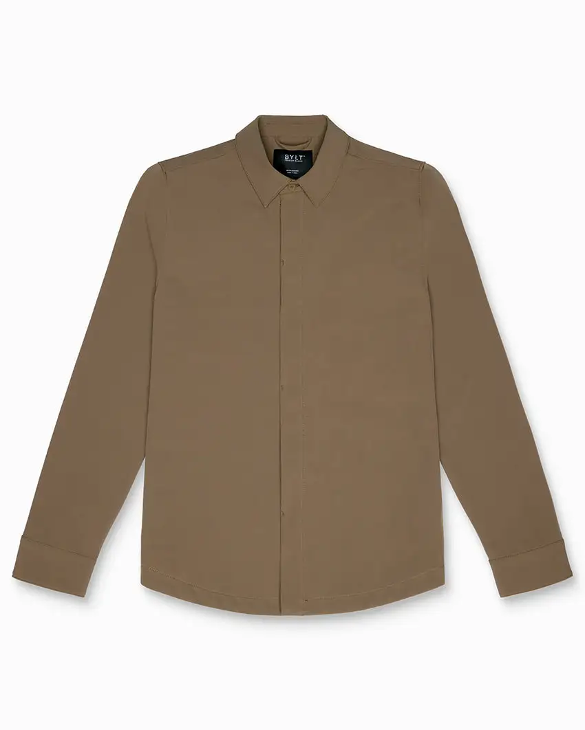 Tech Nylon Shirt Jacket