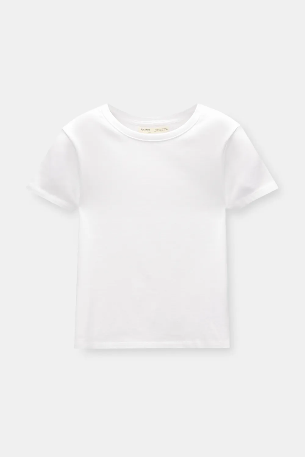 Camiseta básica ajustada manga corta