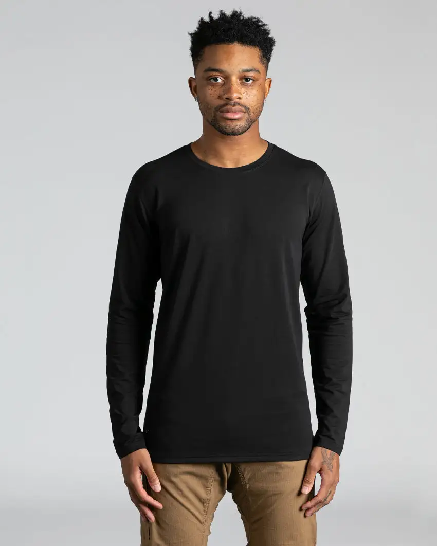 Long Sleeve: Lux Split Hem