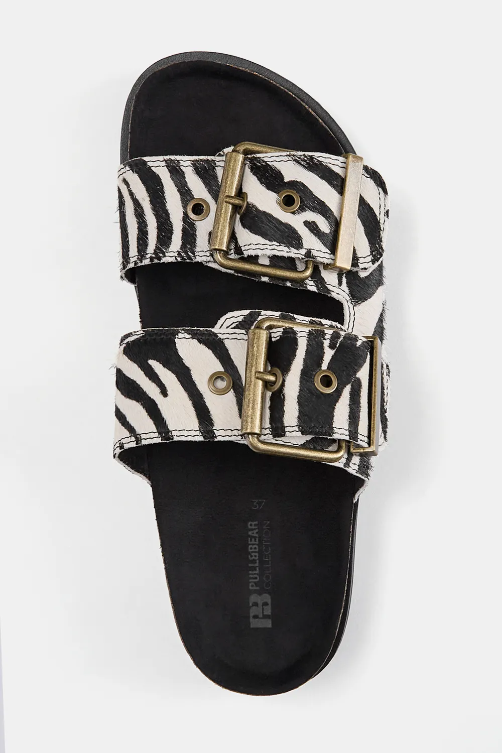 Sandalias planas animal print