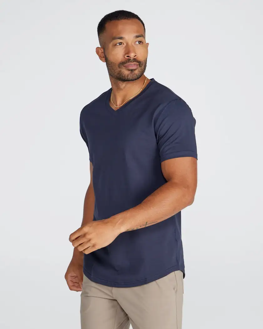 Drop-Cut V-Neck: Bylt Signature
