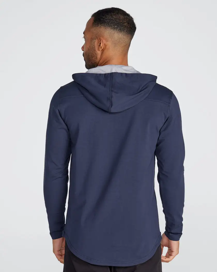 Drop-Cut: Lux Hooded Henley