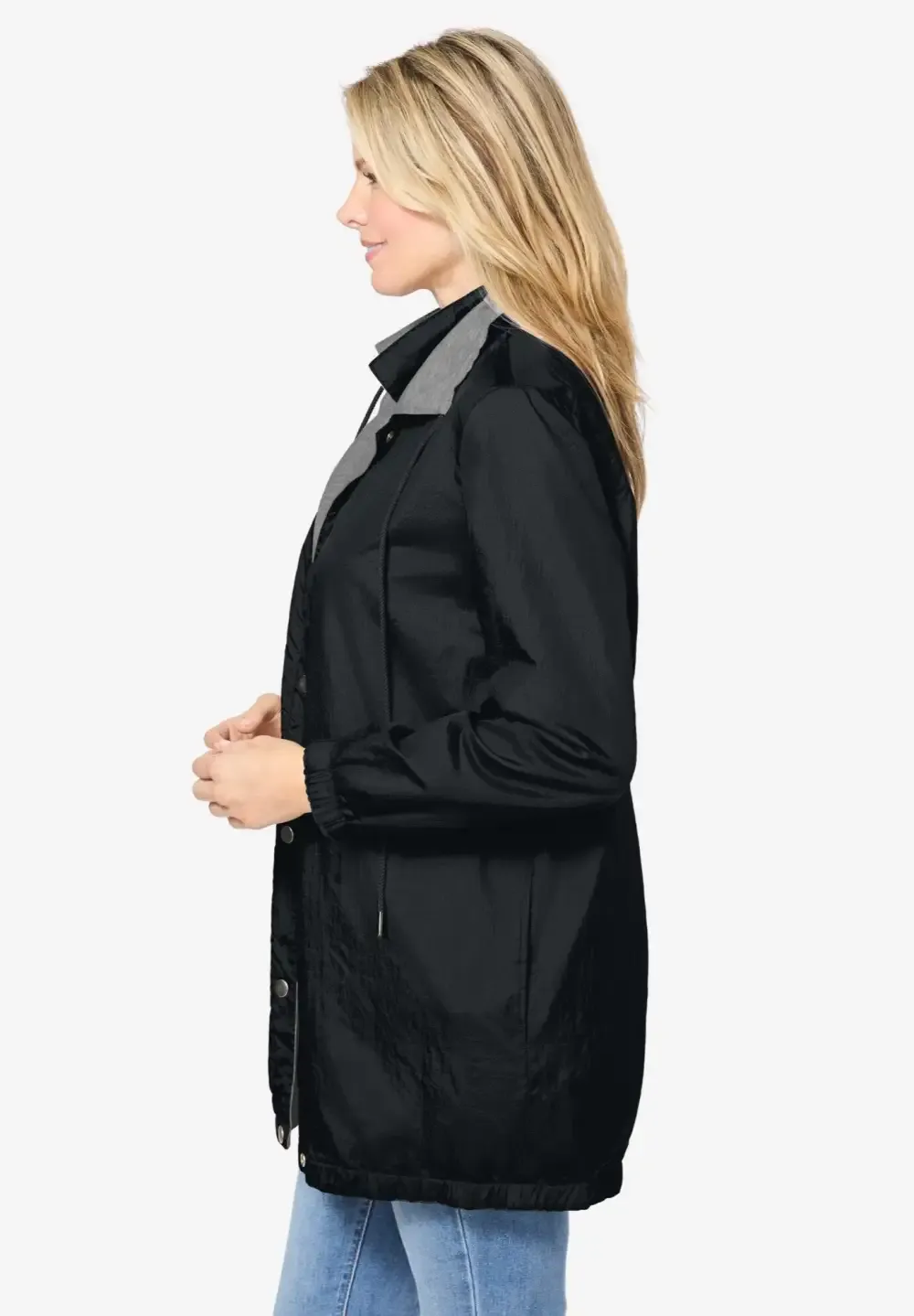 Fleece Nylon Reversible Jacket