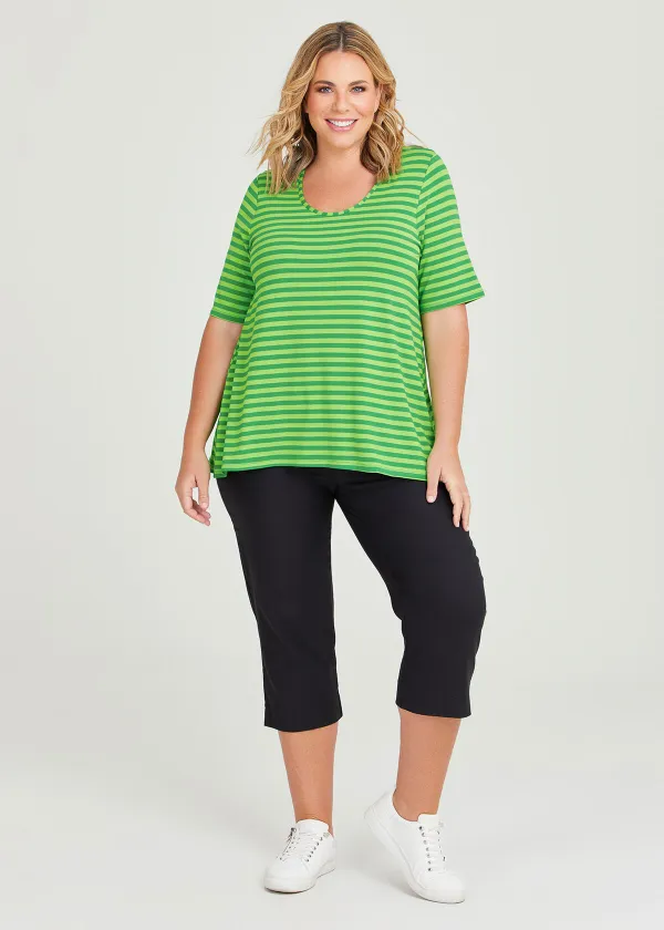Natural Stripe Essential T-Shirt