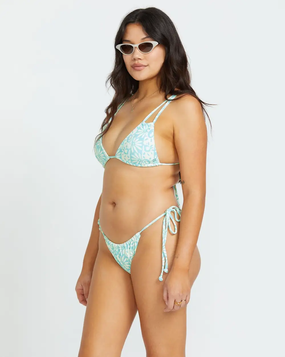 Happy Dance Bells Pant Bikini Bottom - Sea Spray