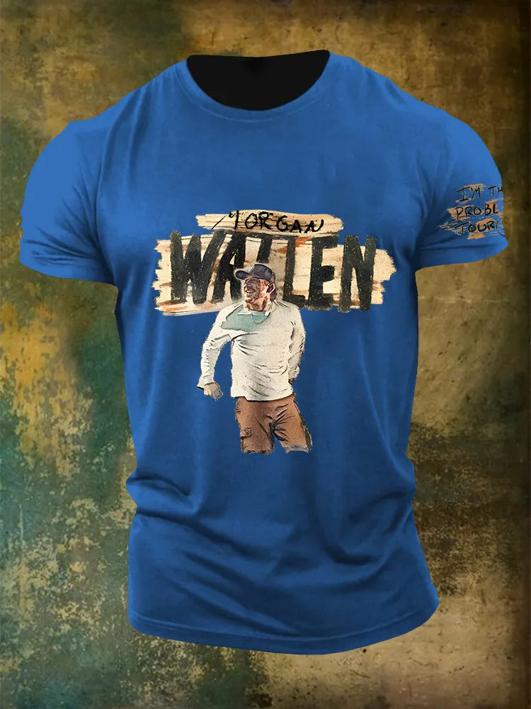 Men'S Morgan Wallen I Am The Problem Tour 2025 T-Shirt