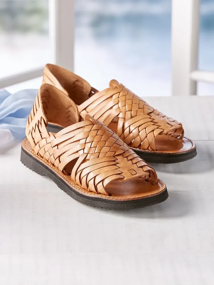 Women's Leather Huarache Sandals