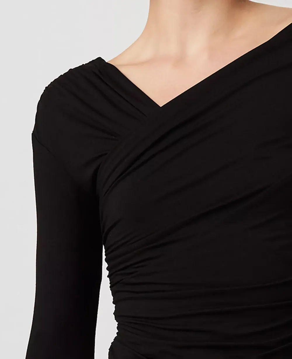 Asymmetric Wrap Bodysuit