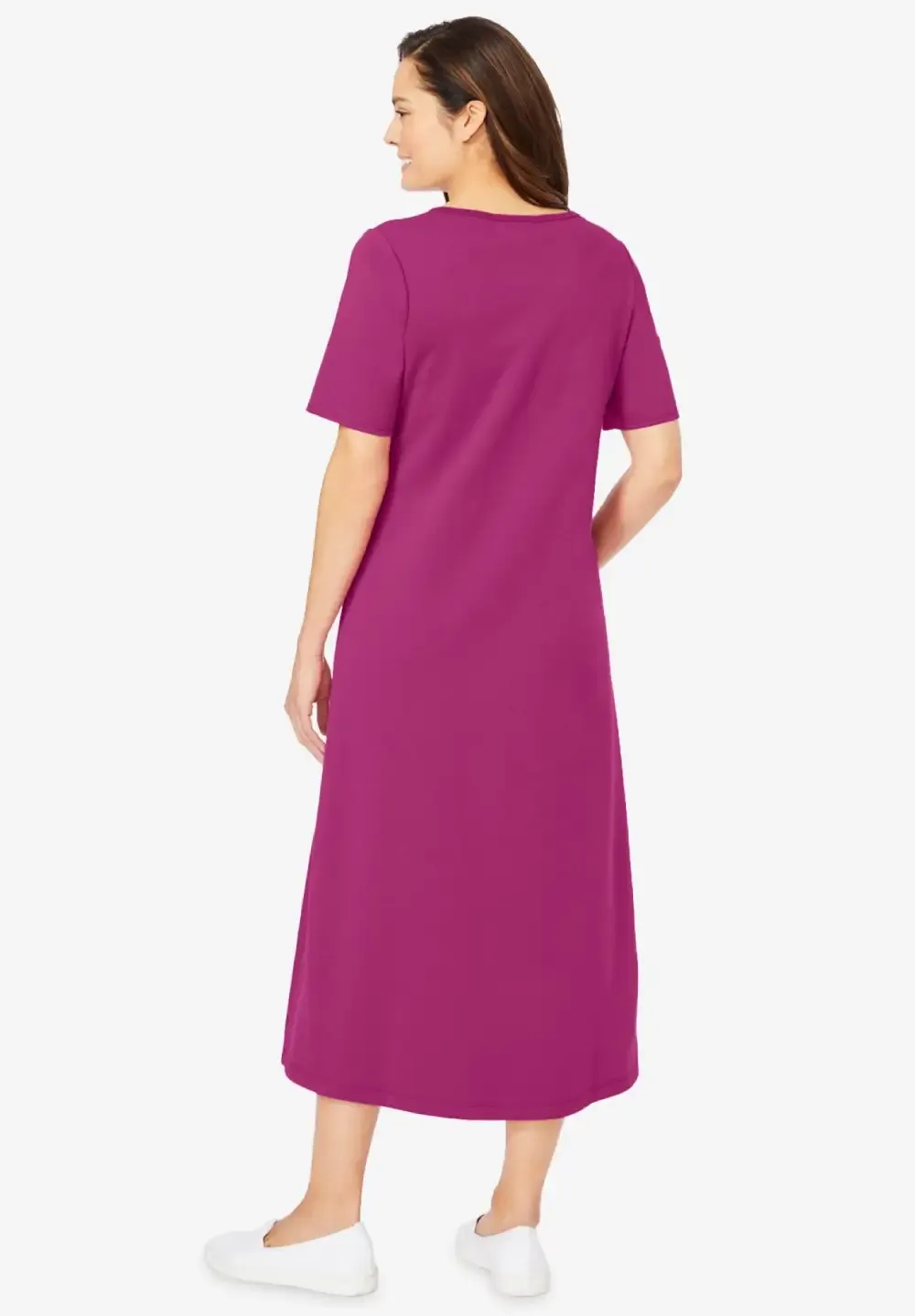 Layered Knit Empire Dress