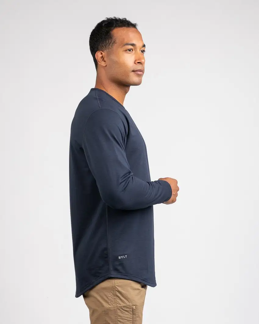 Drop-Cut Long Sleeve: Lux