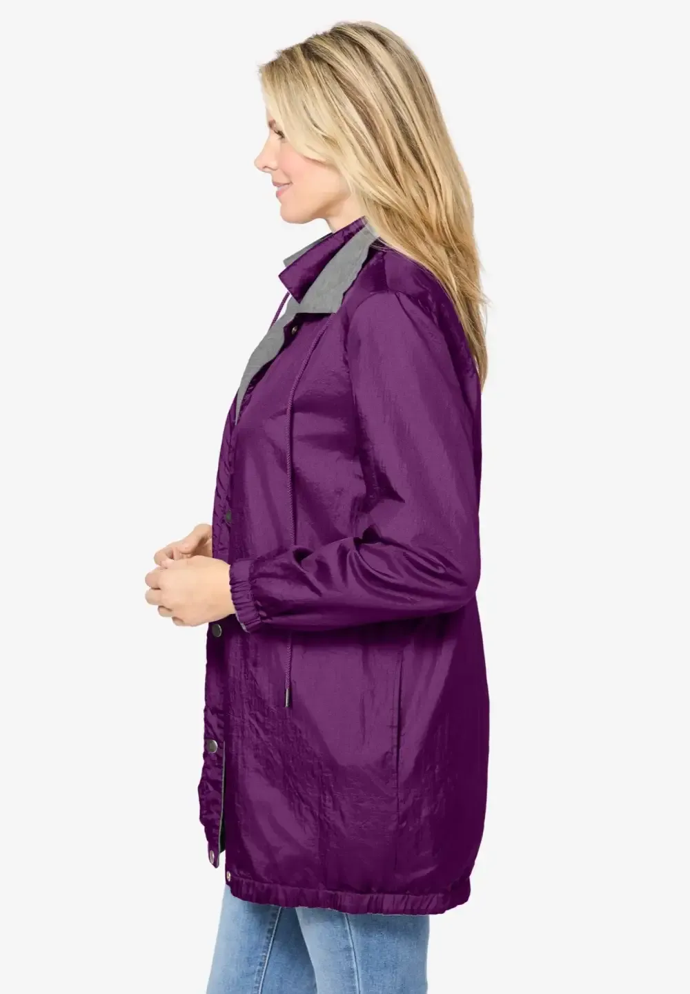 Fleece Nylon Reversible Jacket