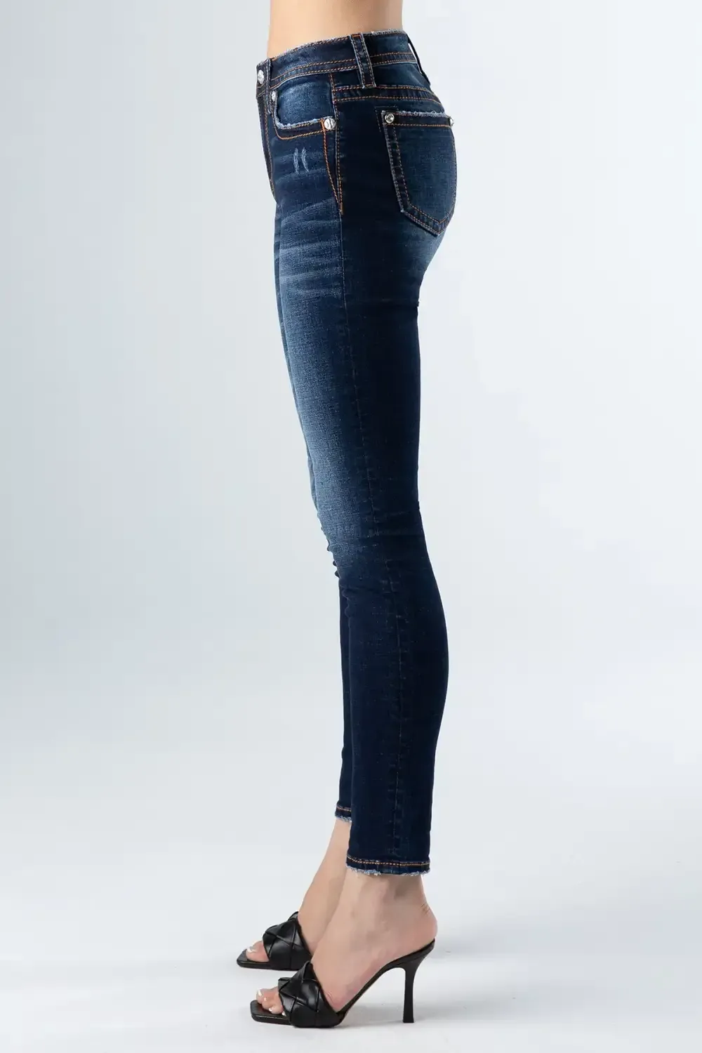 Classic Dark Wash Skinny Jeans