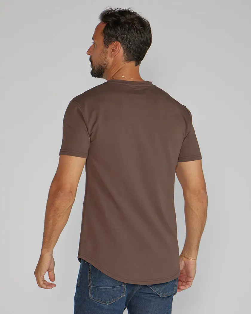 Drop-Cut V-Neck: Lux