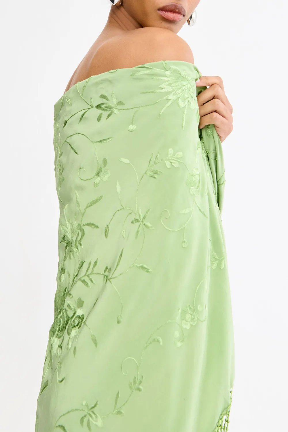 Celadon Daily Art Patterns Manila Shawl