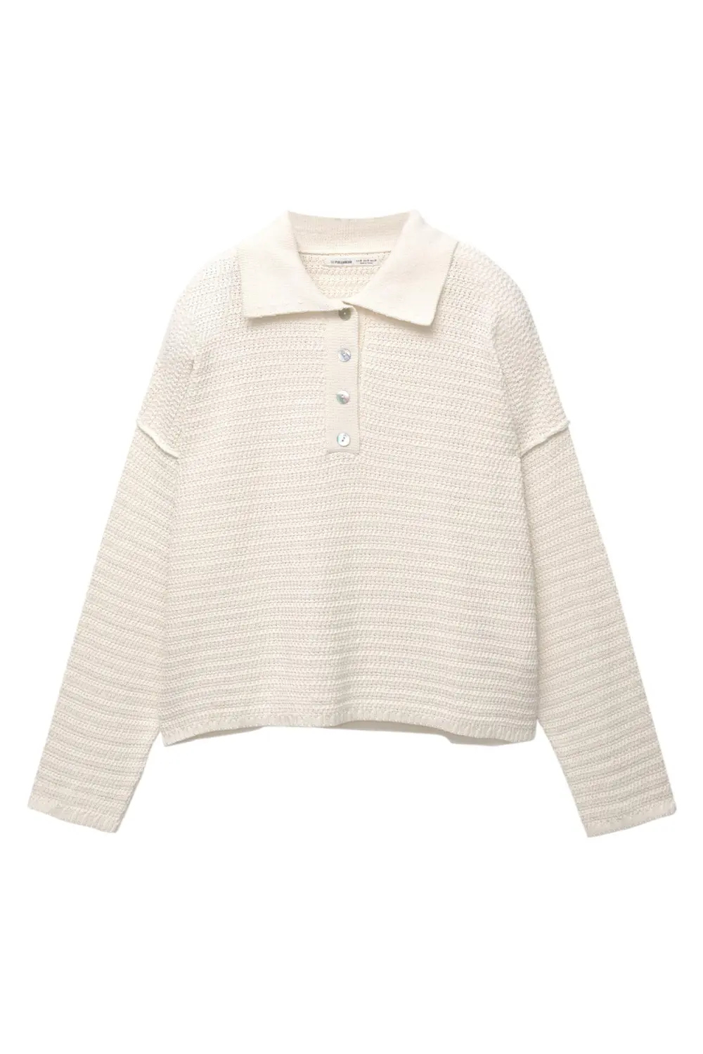 Jersey oversize cuello polo