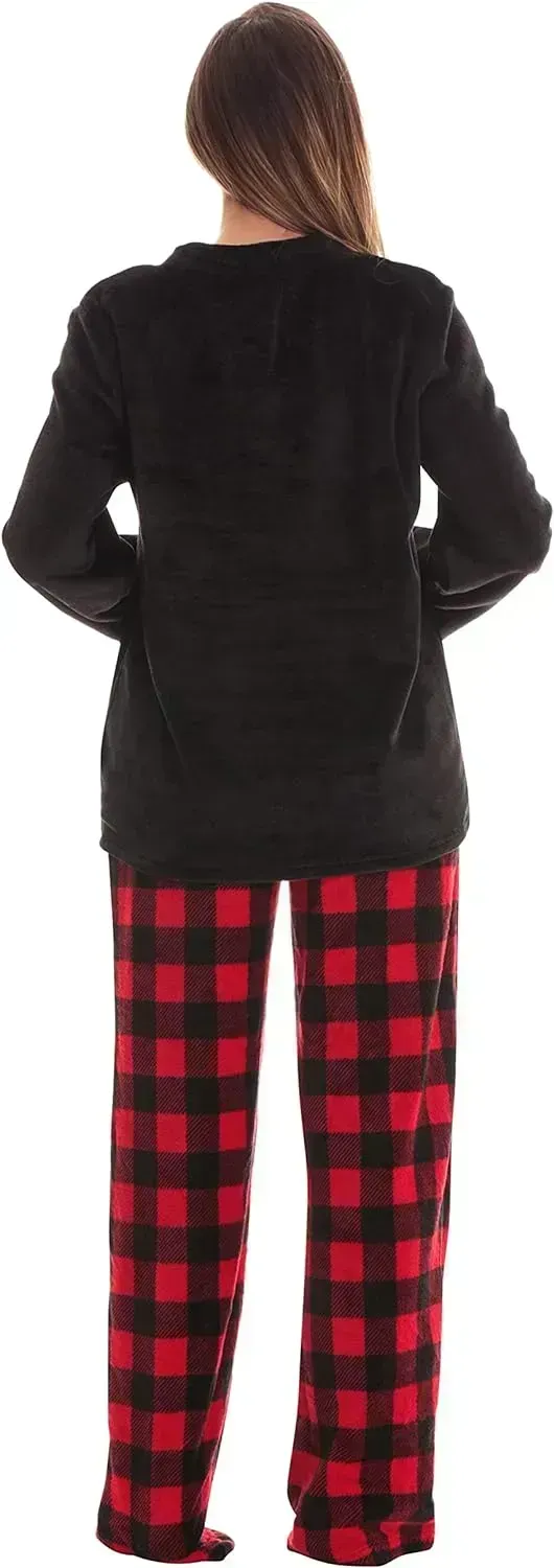 Plush Pajama Sets for Women