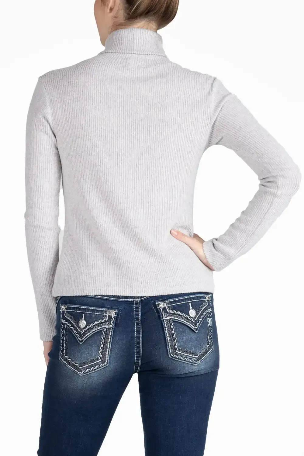 Knitted Turtle Neck Top