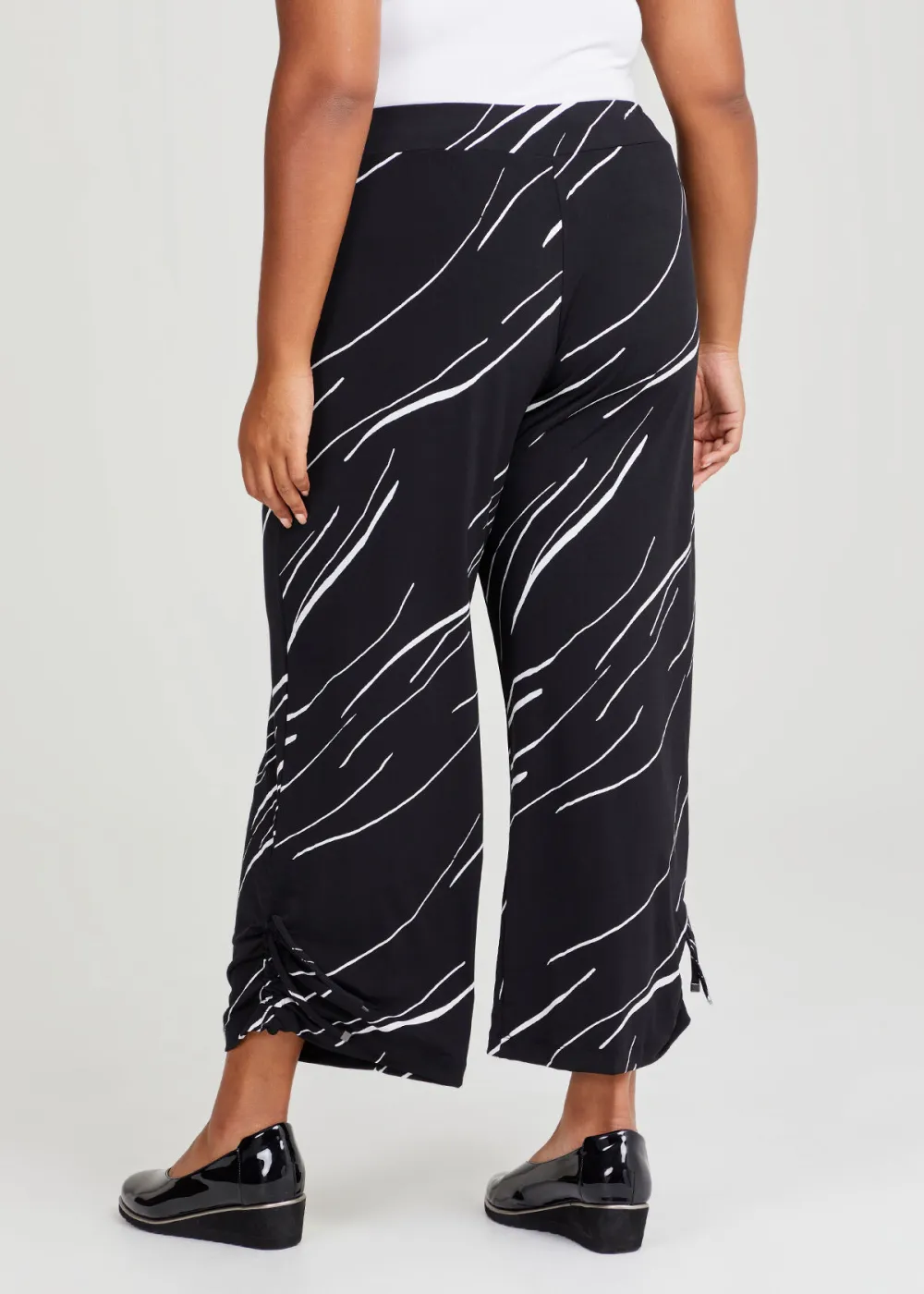 Scribble Wide Leg Pant