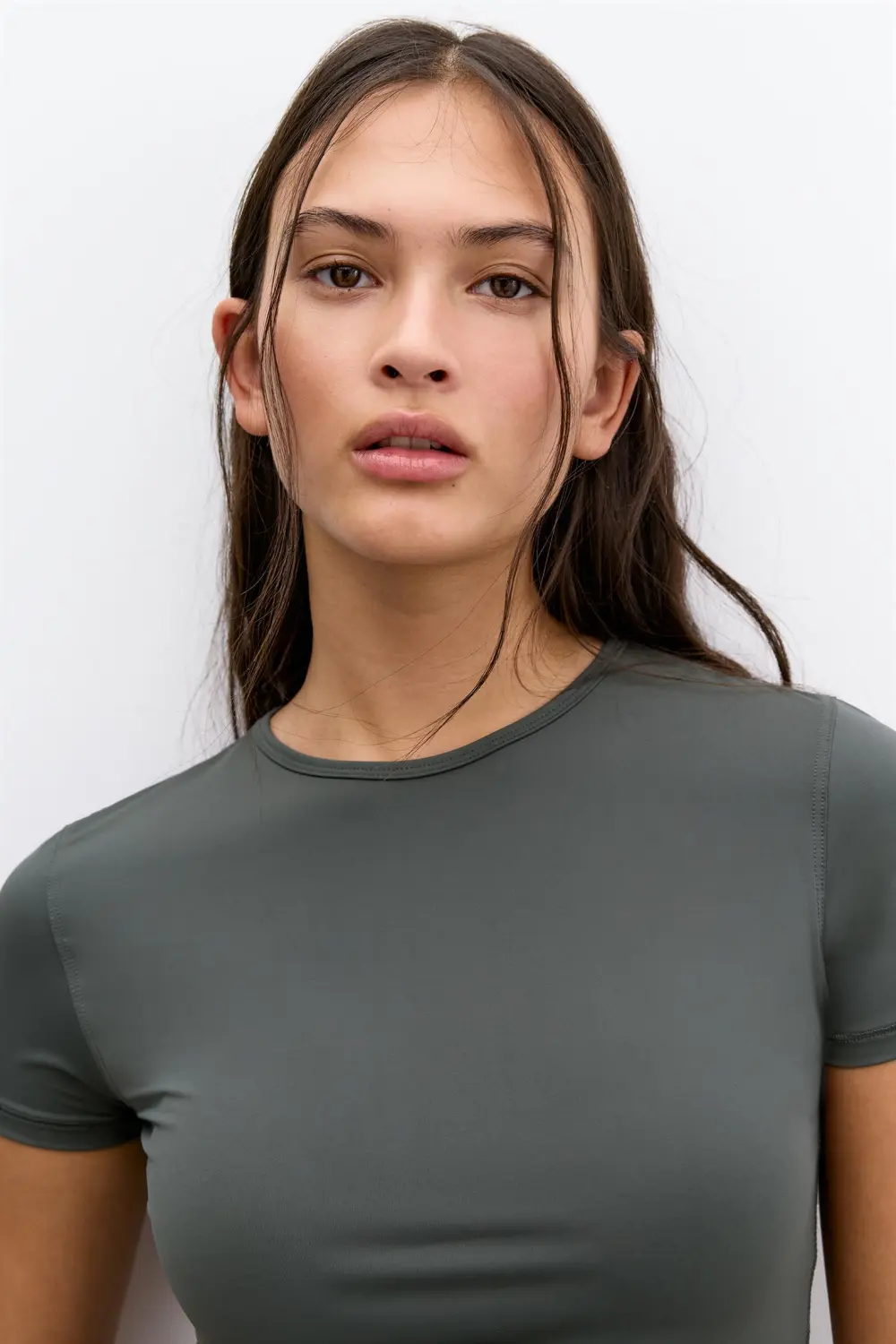 Camiseta poliamida manga corta
