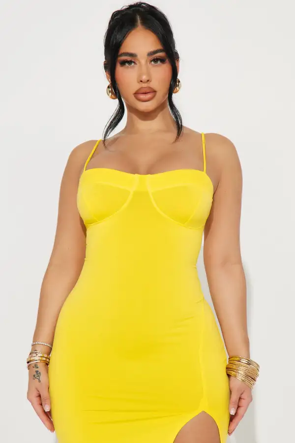 Diana Cami Midi Dress - Yellow