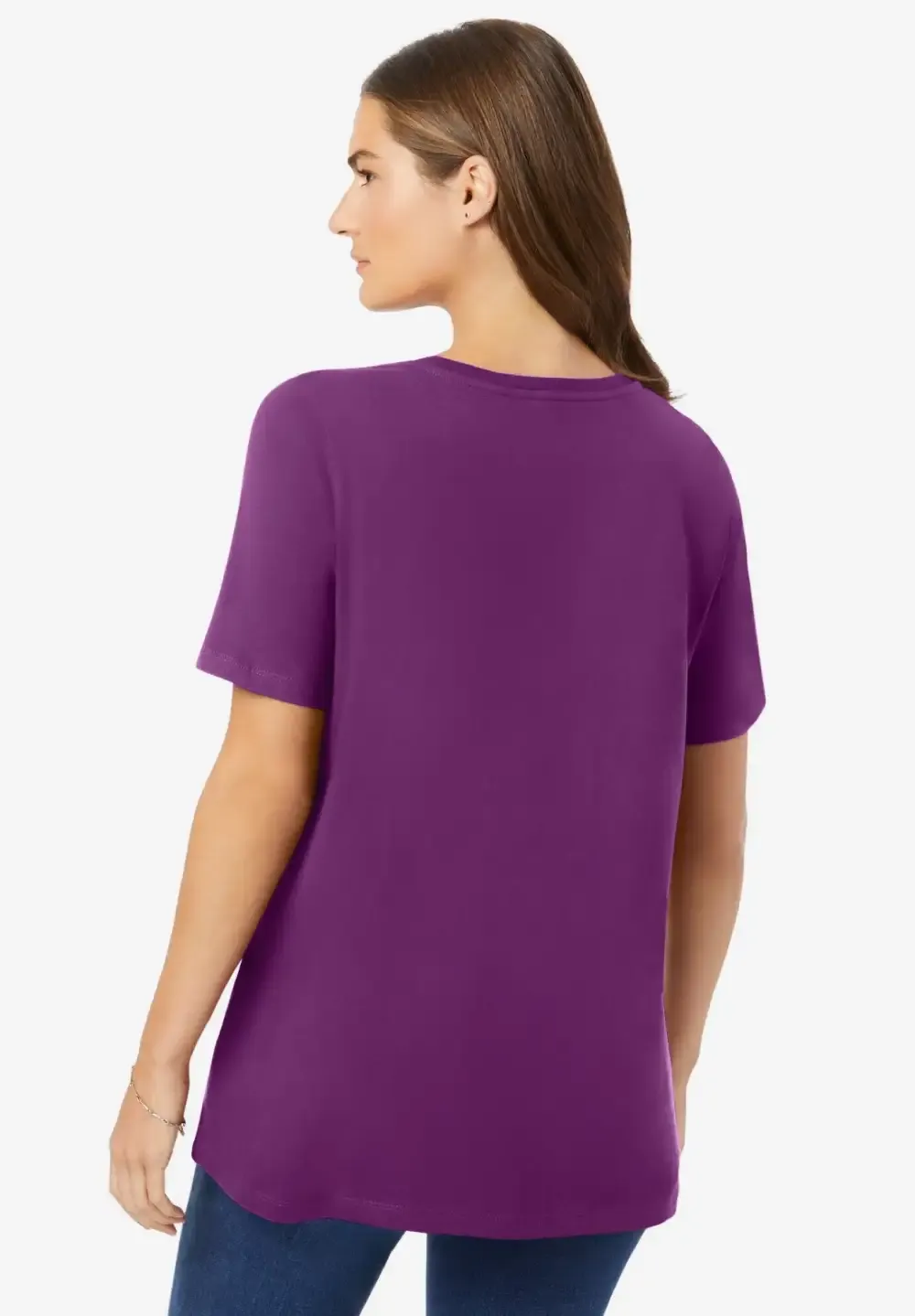 Perfect Short-Sleeve Crewneck Tee