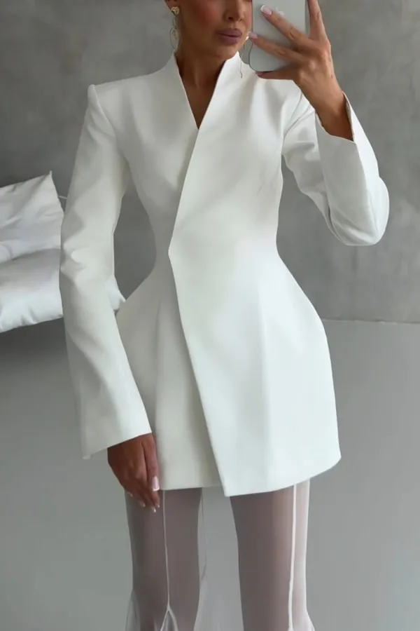 Women'S Fashion Top And Mesh Dress 2-Piece Set