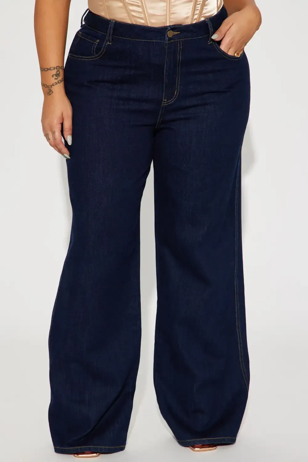 This Just In Loose Straight Leg Jeans - Dark Wash