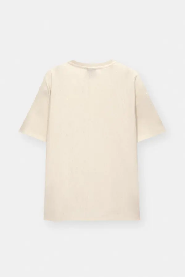 Textured T-shirt