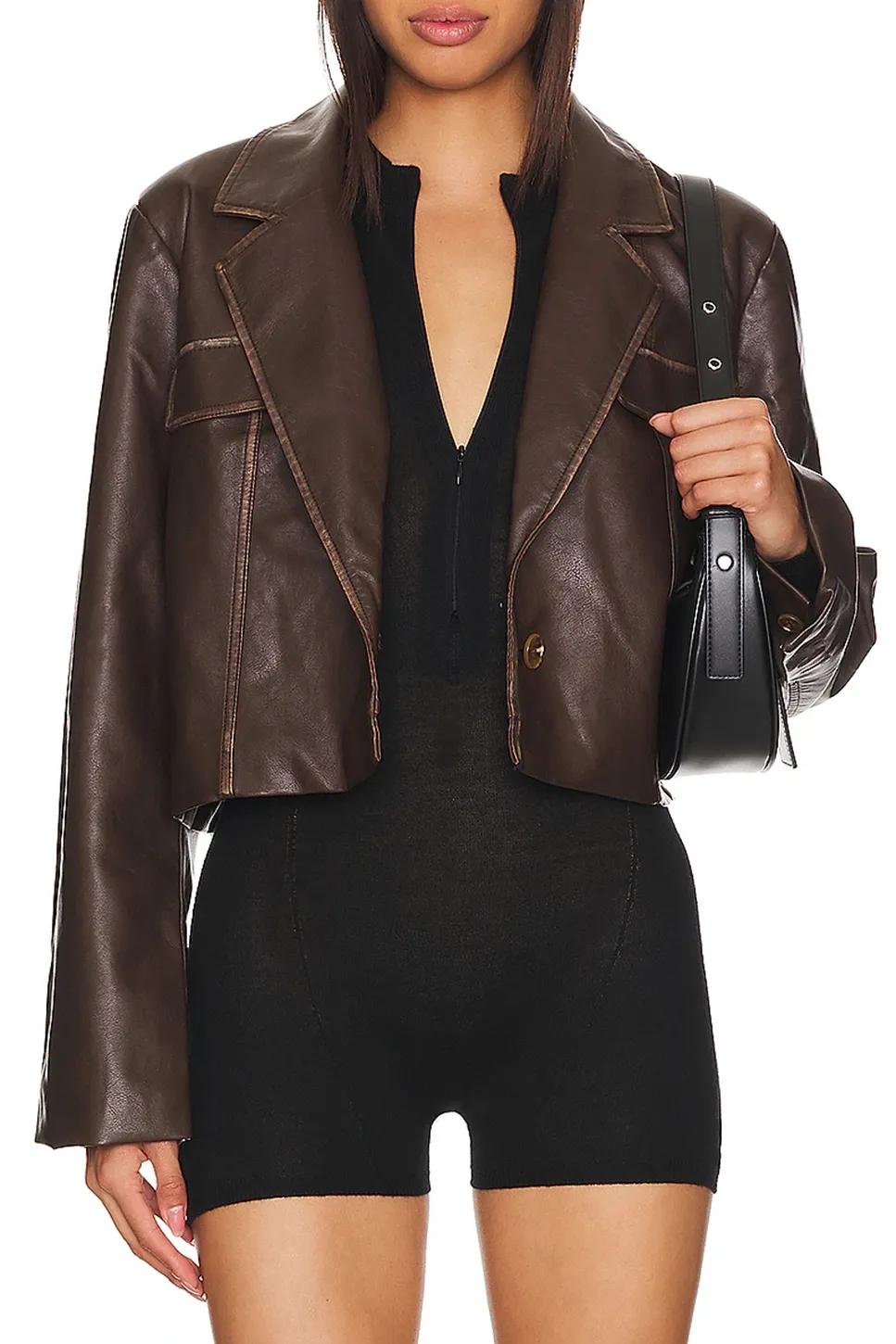 Faux Leather Jacket