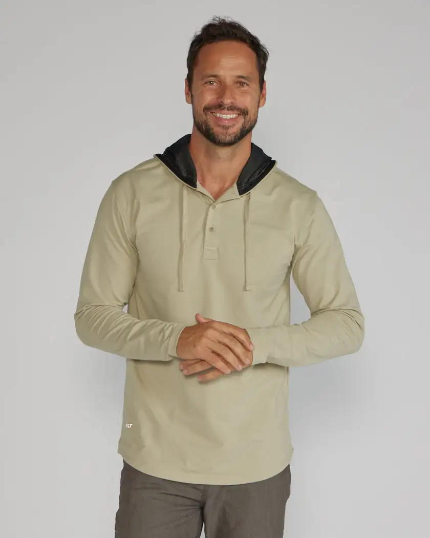 Drop-Cut: Lux Hooded Henley