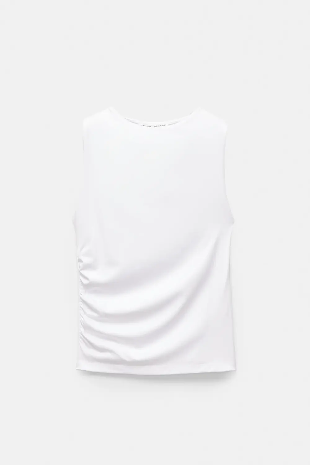 Gathered polyamide top