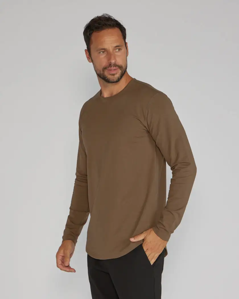Drop-Cut Long Sleeve: Lux
