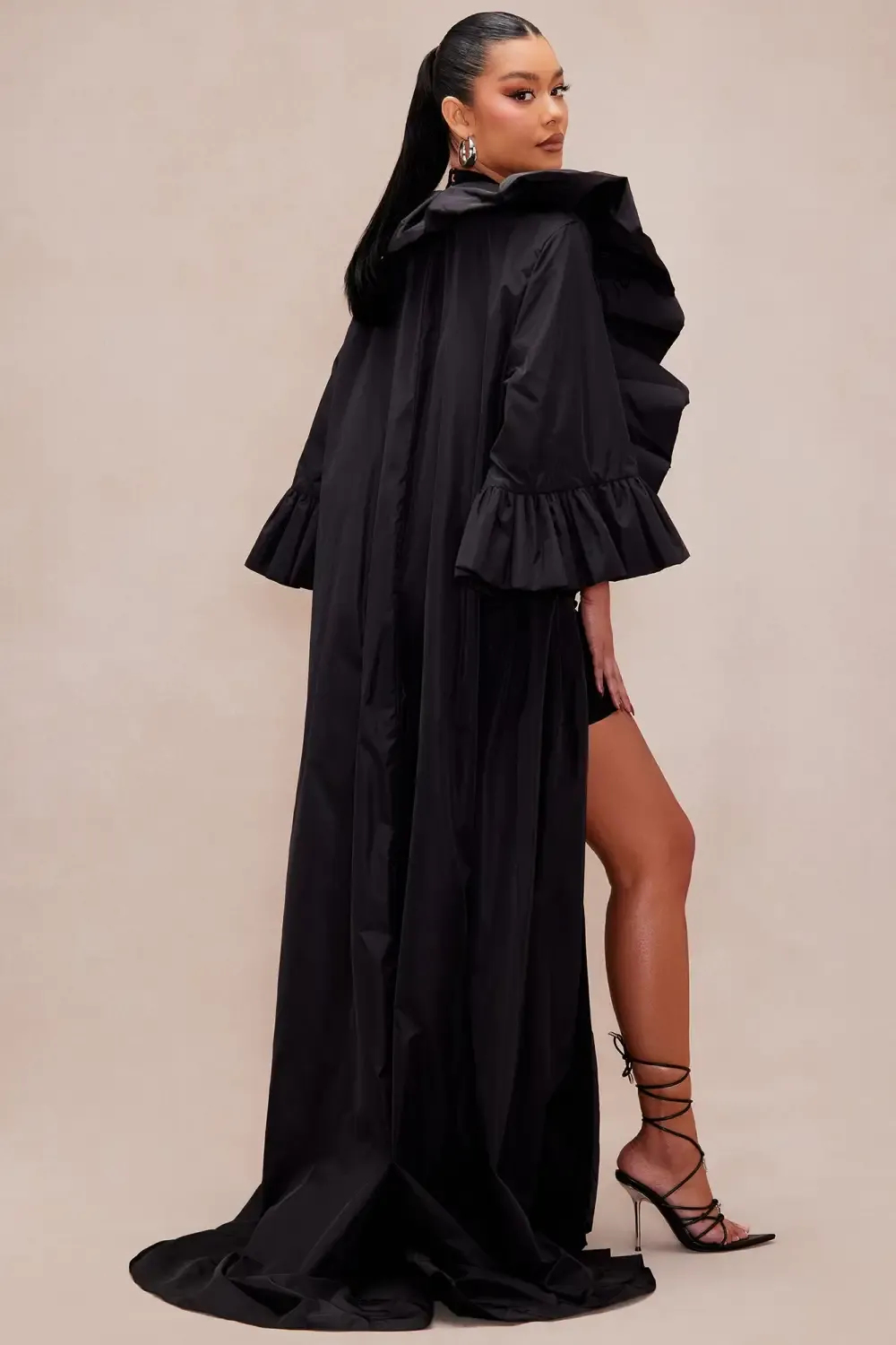 Ramona Taffeta Jacket - Black