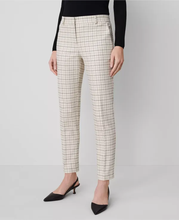 The Eva Ankle Pant in Stretch Cotton