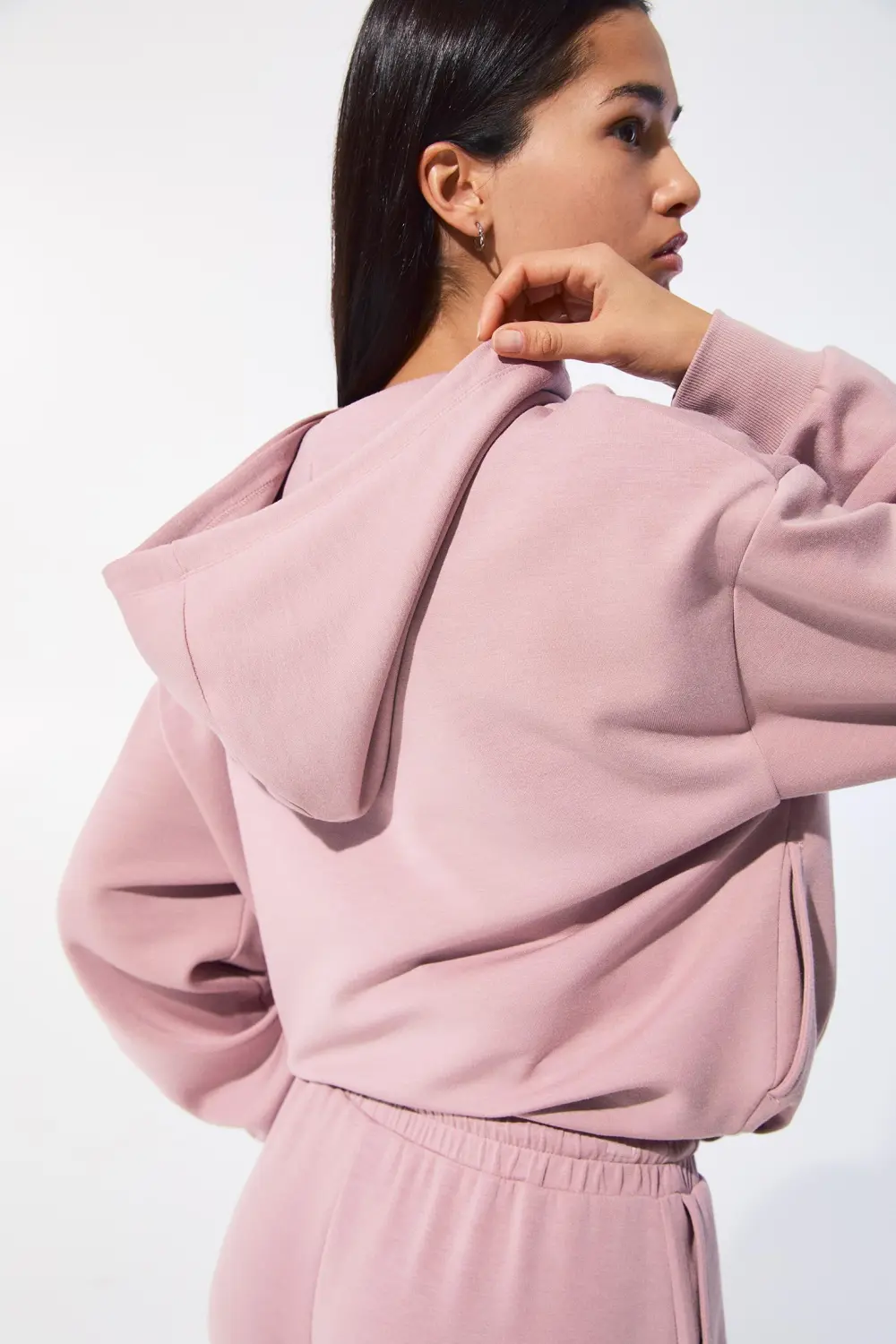 Sudadera capucha cremallera