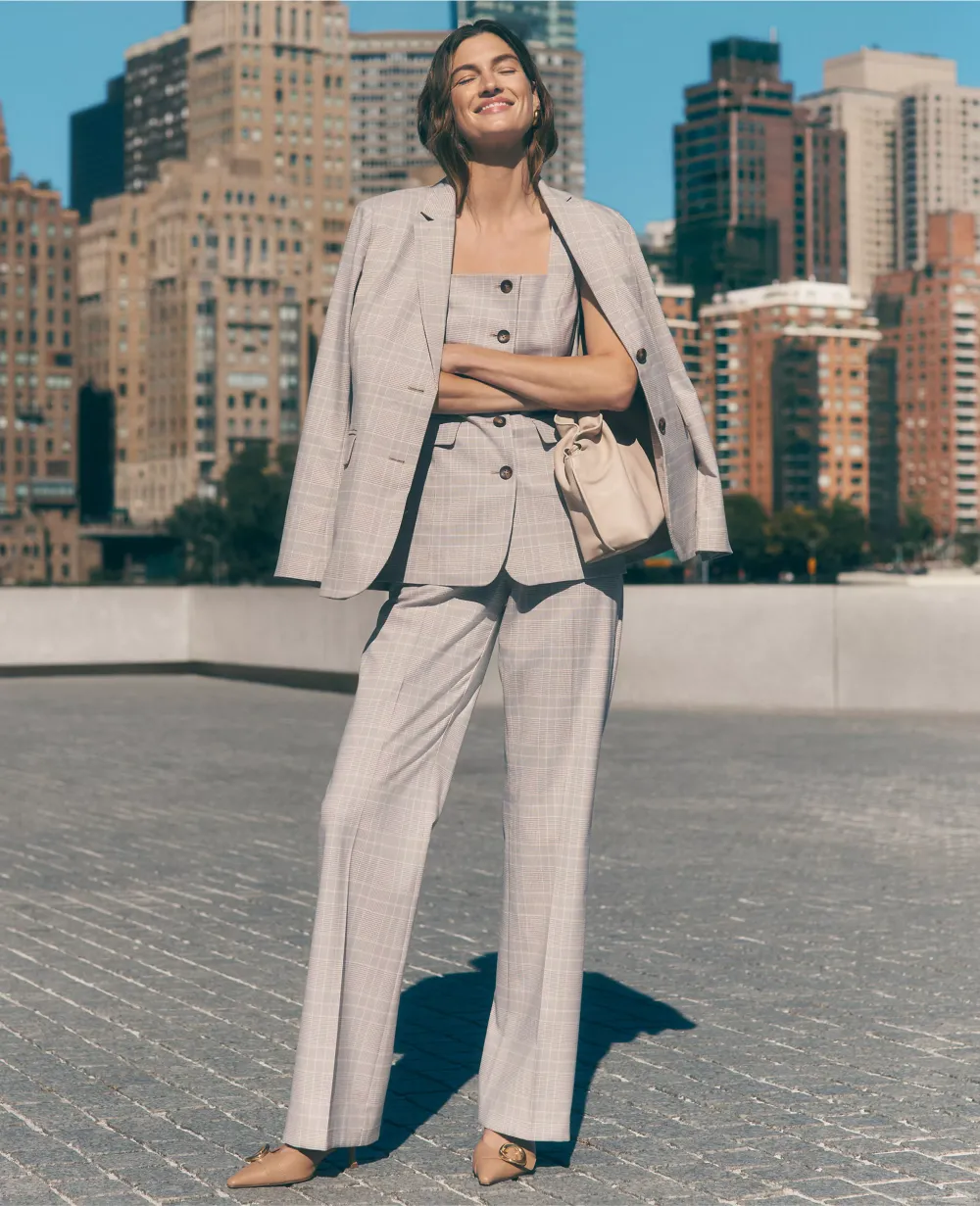 The Jayne Trouser Pant in Plaid