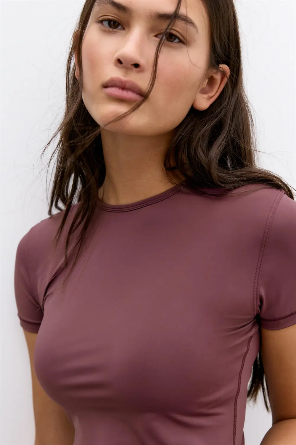 Camiseta poliamida manga corta