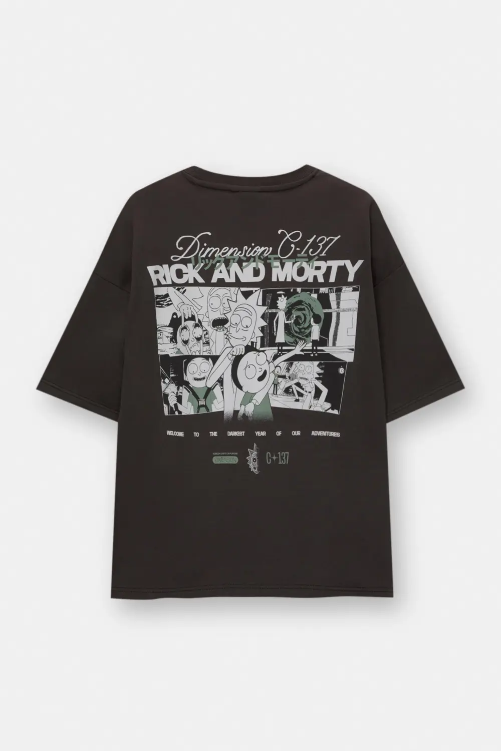 Rick and Morty short sleeve sweatshirt