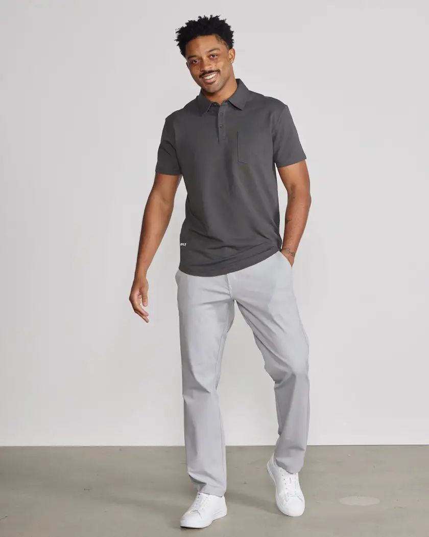 Lux Short Sleeve Pocket Polo