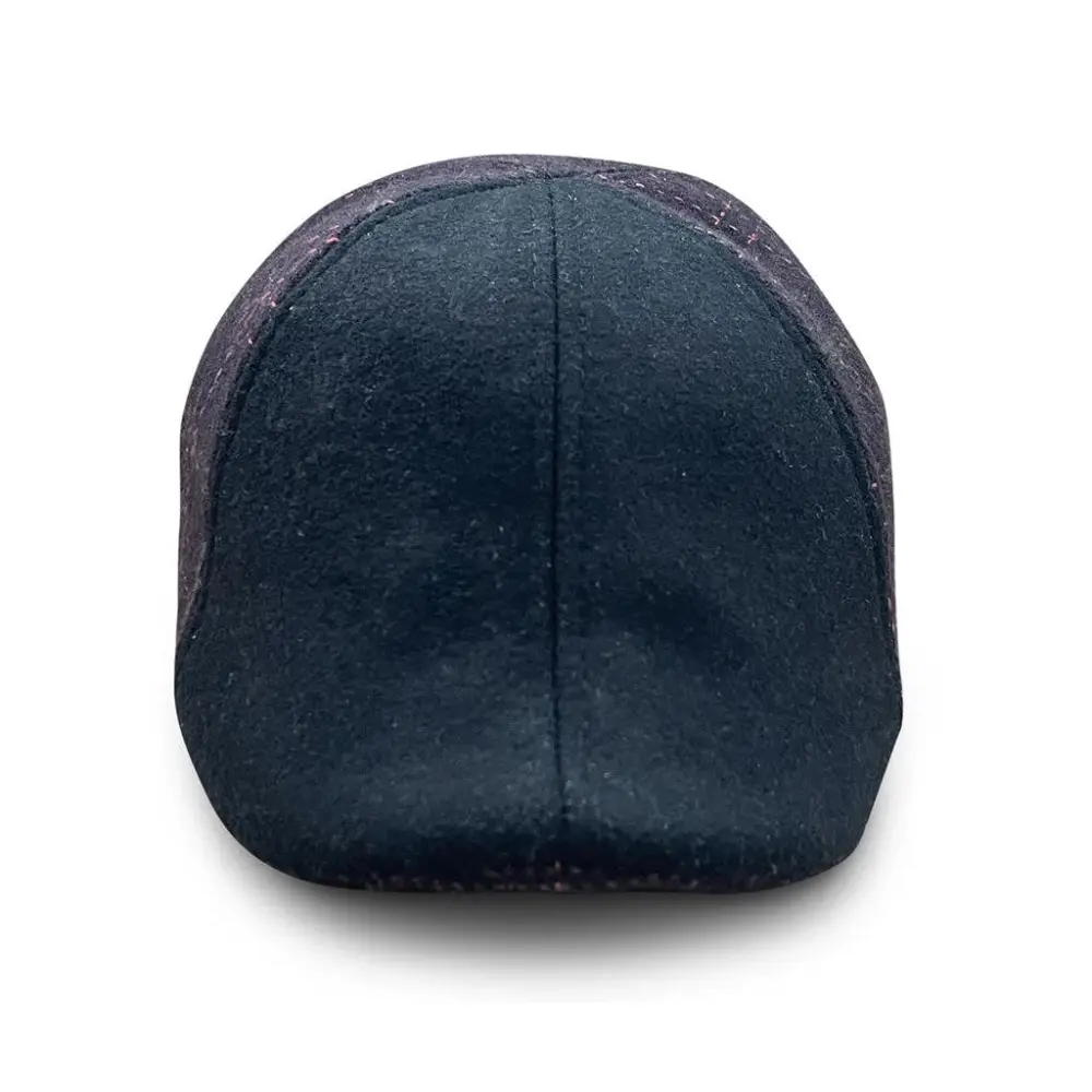 The Cupid Boston Scally Cap - Black & Valentine Plaid