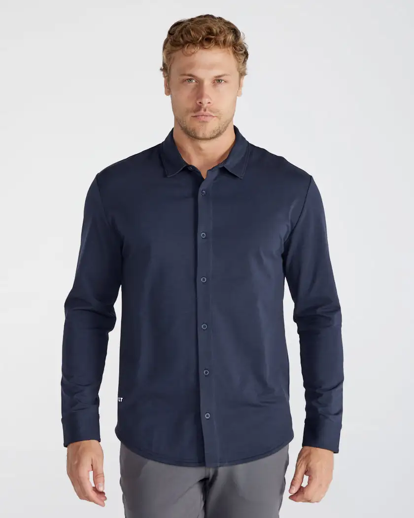 Lux Long Sleeve Button Down