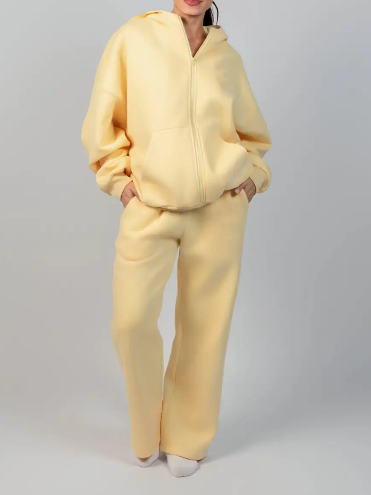 Pastel Zip Hoodie