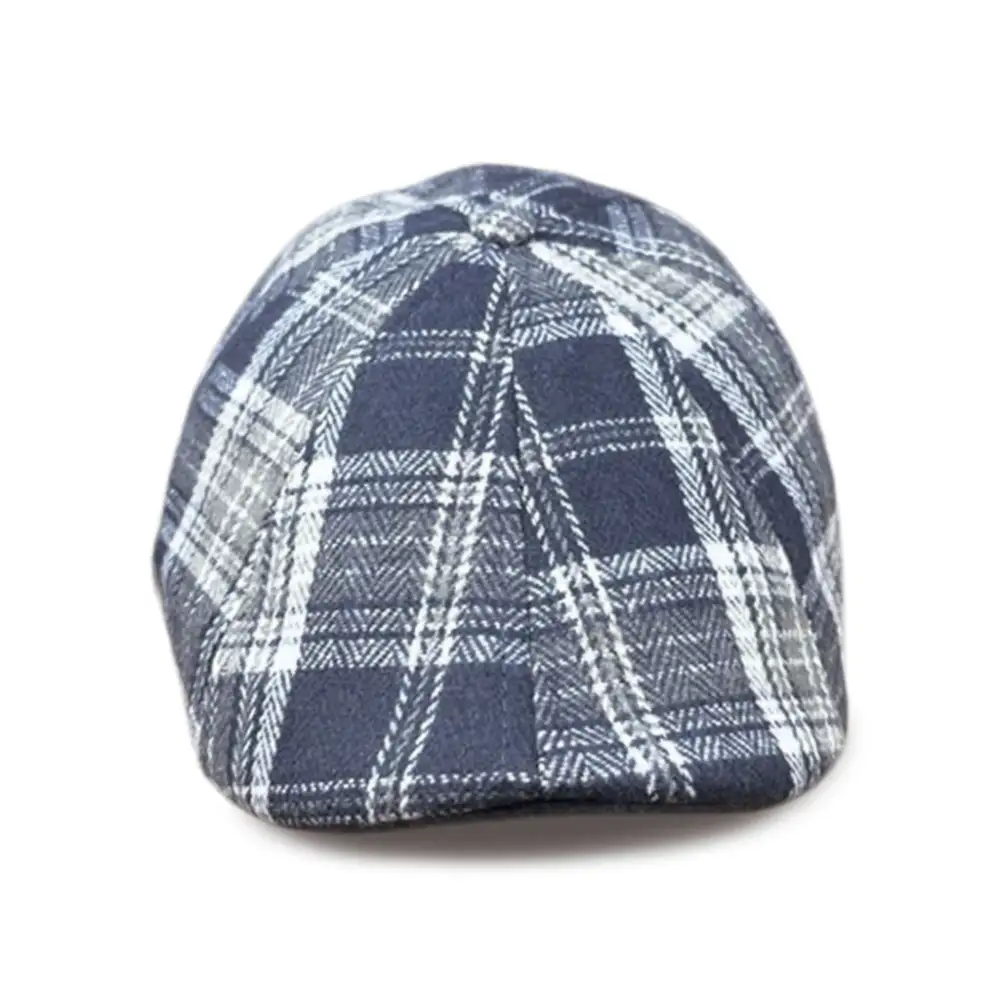 The Royal Rose Boston Scally Cap - Royal Plaid