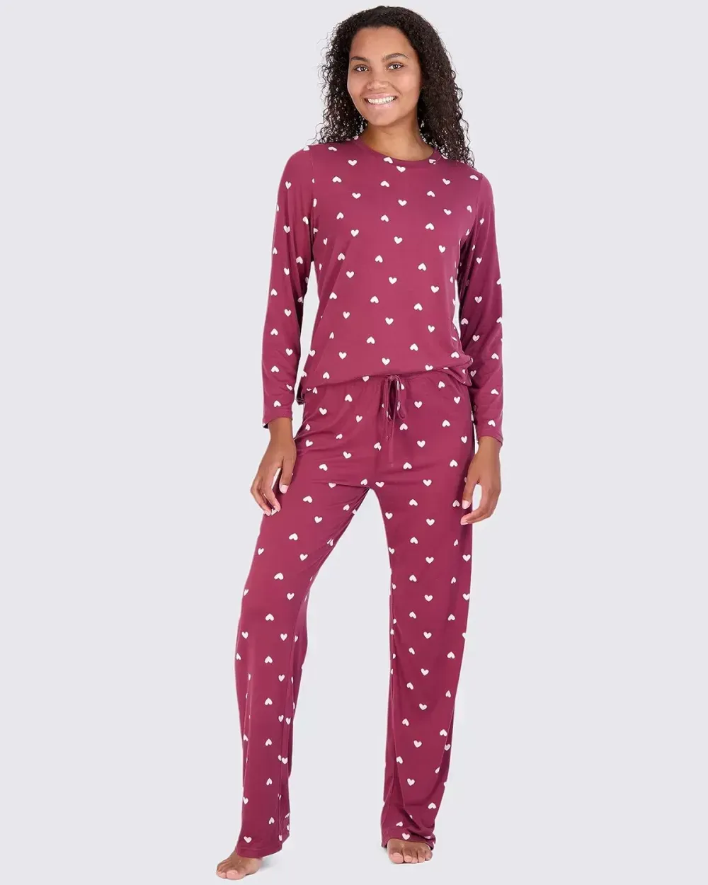 2 Pack: Women’s Pajama Set Super-Soft Short & Long Sleeve Top With Pants (Available In Plus Size)