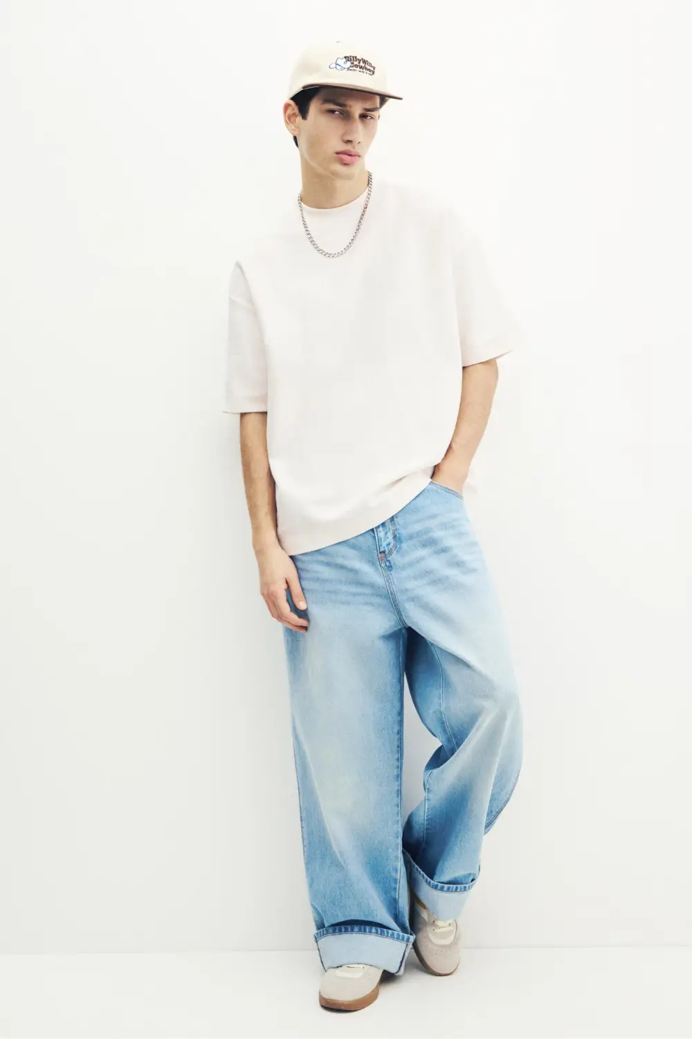 Textured short sleeve sweatshirt