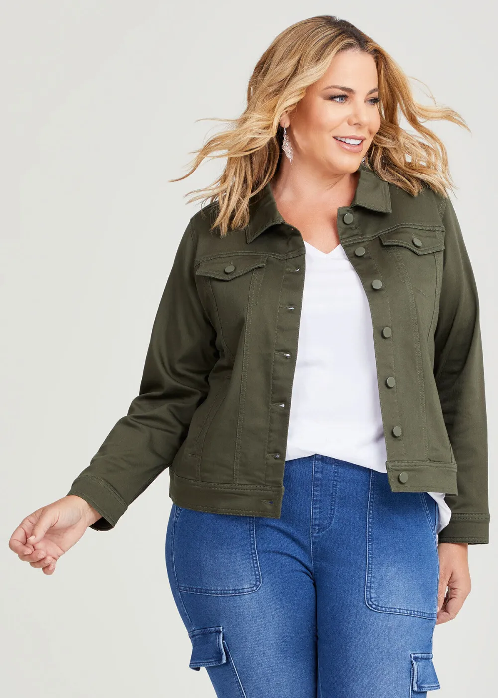 Coloured Classic Denim Jacket